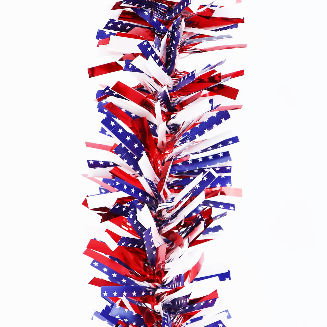 6ft. Patriotic Tinsel Garland by Celebrate It&#x2122;